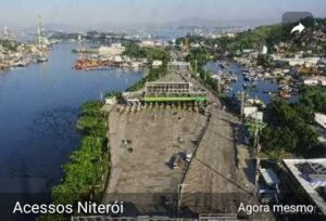 Tempo de travessia da Ponte Rio-Niterói Sentido Rio: 13 minutos Sentido Niterói: 13 minutos hora 07:12.