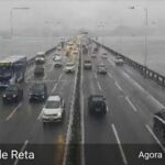 Tempo de travessia da Ponte Rio-Niterói Sentido Rio: 18 minutos Sentido Niterói: 13 minutos hora 07:38.